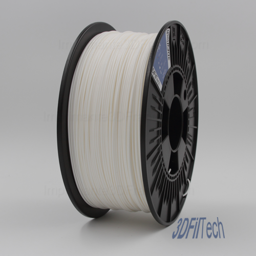 PCL Blanc 500g 3D filament Basse température Arianeplast fabriqué e