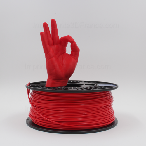 Filament ABS rouge pour impression 3D - POLYMIX 3D