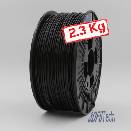 Bobine de filament PLA Noir 1.75mm 2.3kg 3DFilTech