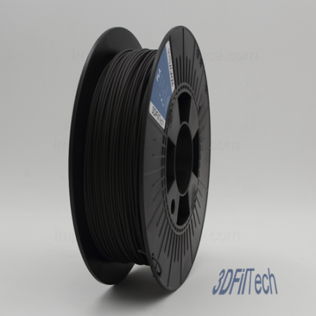 Bobine de filament PLA Noir Mat 2.85mm 500g 3DFilTech